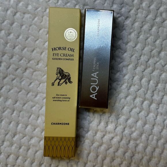 Eye Cream and Cooling Stick Balm Serum Horse Oil Moisturizing Face CharmZone E1 - Picture 3 of 12